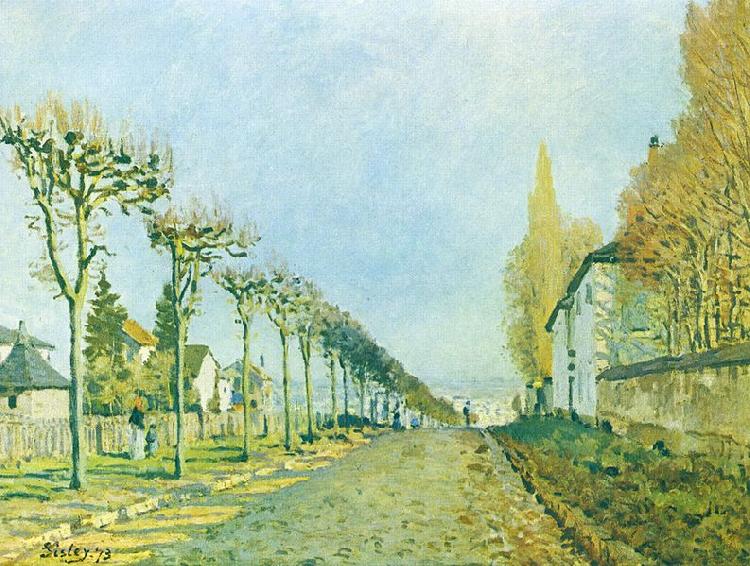 Weg der Maschine, Alfred Sisley